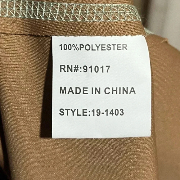 Solitaire tan floral duster faux suede jacket size M - Picture 5 of 7